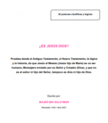 ¿ES JESÚS DIOS?