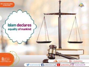 Islam declares equality of mankind